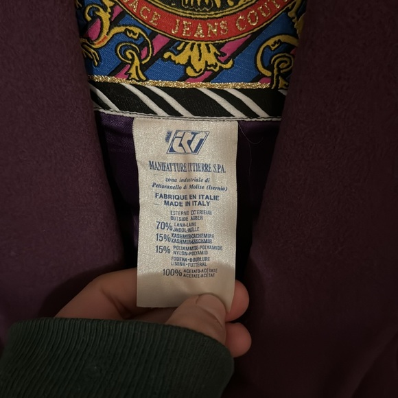 Versace Couture Oversized Purple Blazer - Picture 3 of 7